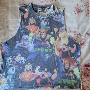 Official Disney Villains Drop Armpit Tank Top US16